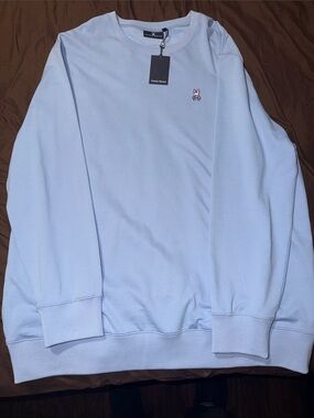 Psycho Bunny Baby Blue Crewneck Sweatshirt